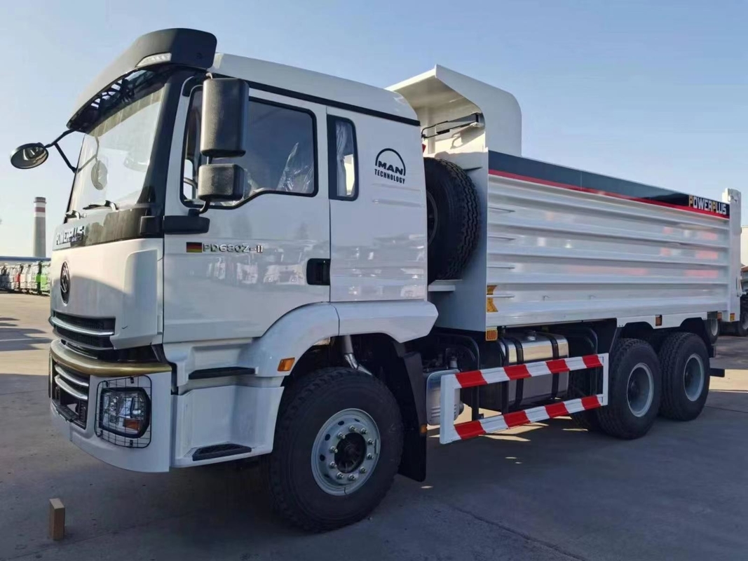 Gebruikte tipper trucks Shacman E3 dump truck 2024 jaar Cummins motor 385 pk Gebruik in Afrika