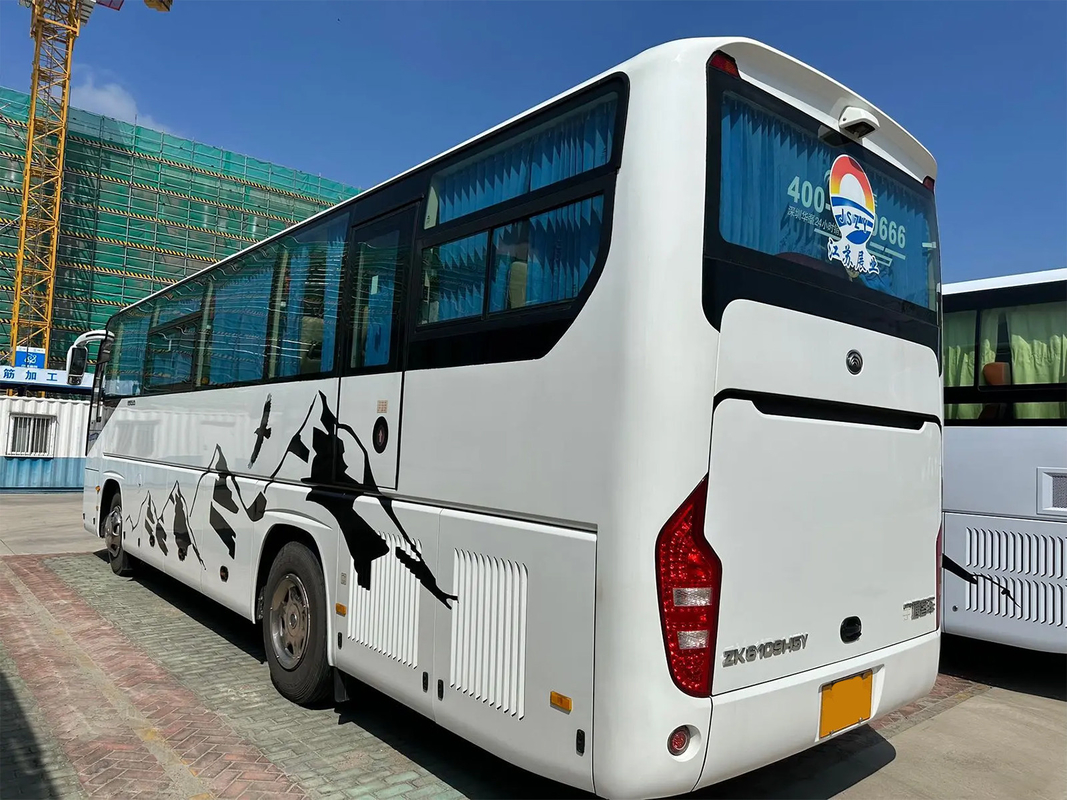 ZK6109 Yutong Gebruikte Passagiersbus / 49 zitplaatsen Linksbestuur Nationale V Luxe Bus