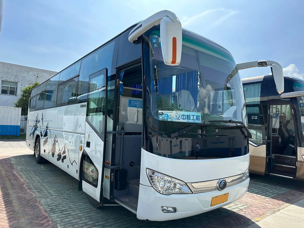 ZK6109 Yutong Gebruikte Passagiersbus / 49 zitplaatsen Linksbestuur Nationale V Luxe Bus