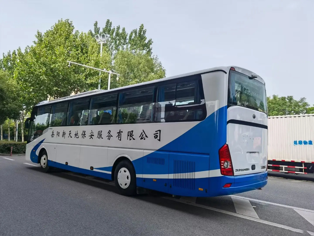 ZK6122 Yutong Gebruikte passagiersbus / 59-zits Dubbele deuren linksgestuurde bus Euro 4