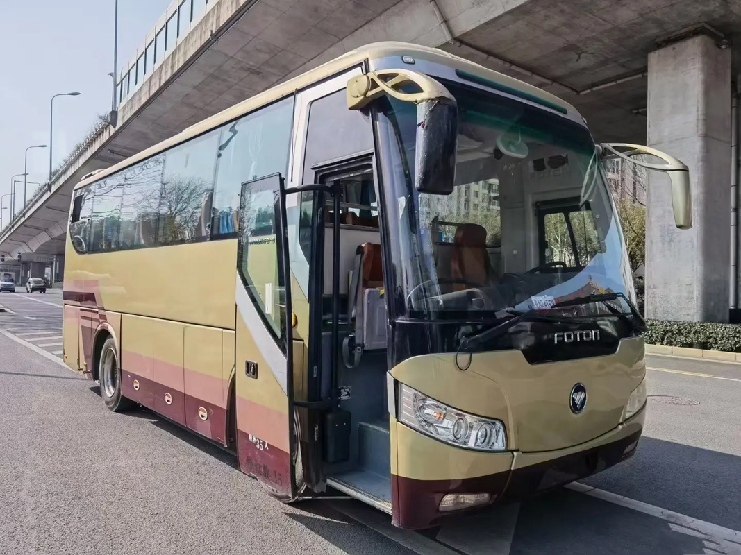 BJ6800 Futian Brand Airconditioned Linksgestuurde Diesel Bus Met Grote Ruimte Voor Bagage