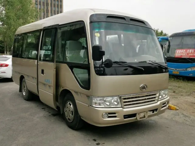 HFF6600 Ankai Front-mounted Diesel Engine Linksgestuurde Eendeurs middelgrote bus