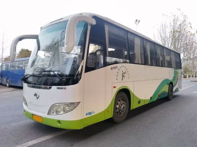 11.5m Euro 4 Dieselmotor Linksgestuurde King Long 51-seater grote gebruikte passagiersbus