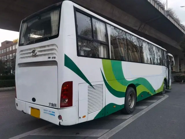 11.5m Euro 4 Dieselmotor Linksgestuurde King Long 51-seater grote gebruikte passagiersbus