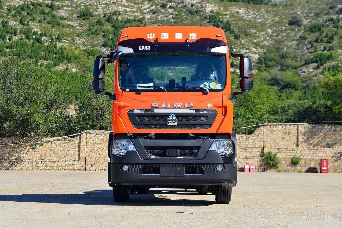 480 pk HOWO Traktor Nationaal VI Emisie Standaard Deflector Achter Dubbele As LNG