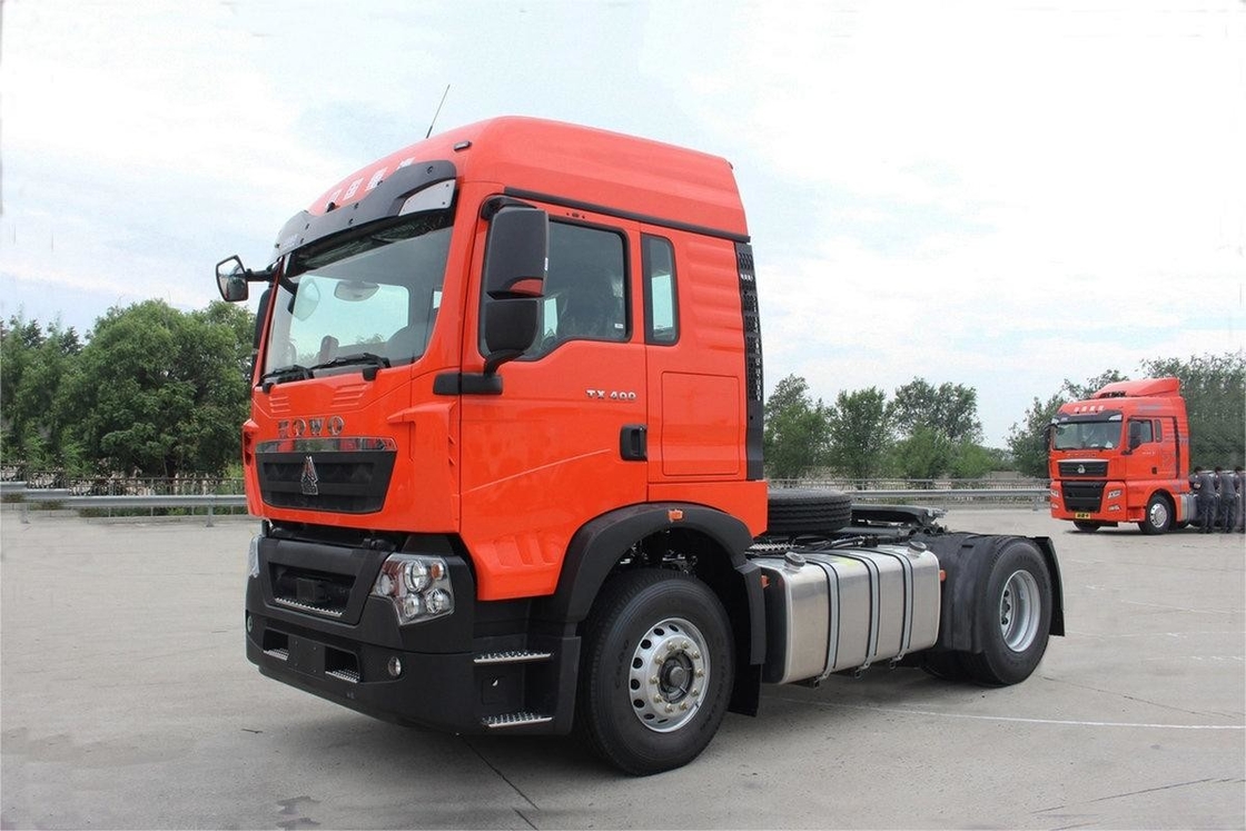 400 HOWO Traktortruck 12 snelheid 4*2 6 banden 6 cilinder eenrijdige halve dieselmotor Traktor