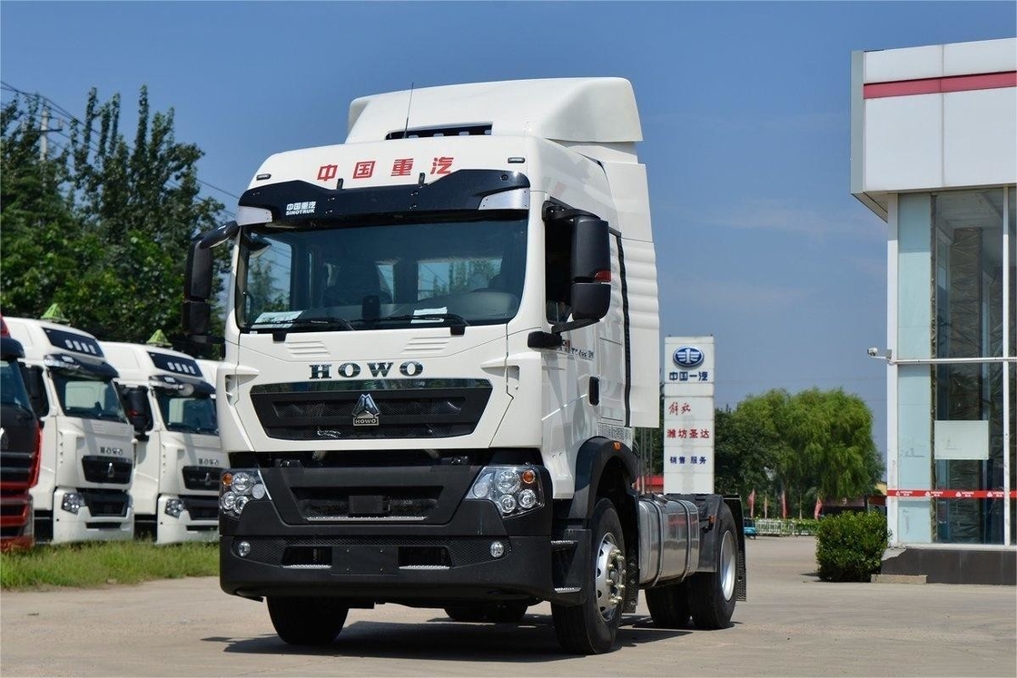 HOWO Tractor Truck National VI Emission Standard Single Axle 350HP Diesel met deflector