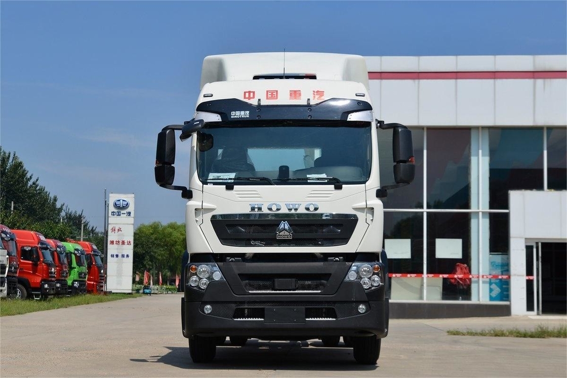 HOWO Tractor Truck National VI Emission Standard Single Axle 350HP Diesel met deflector