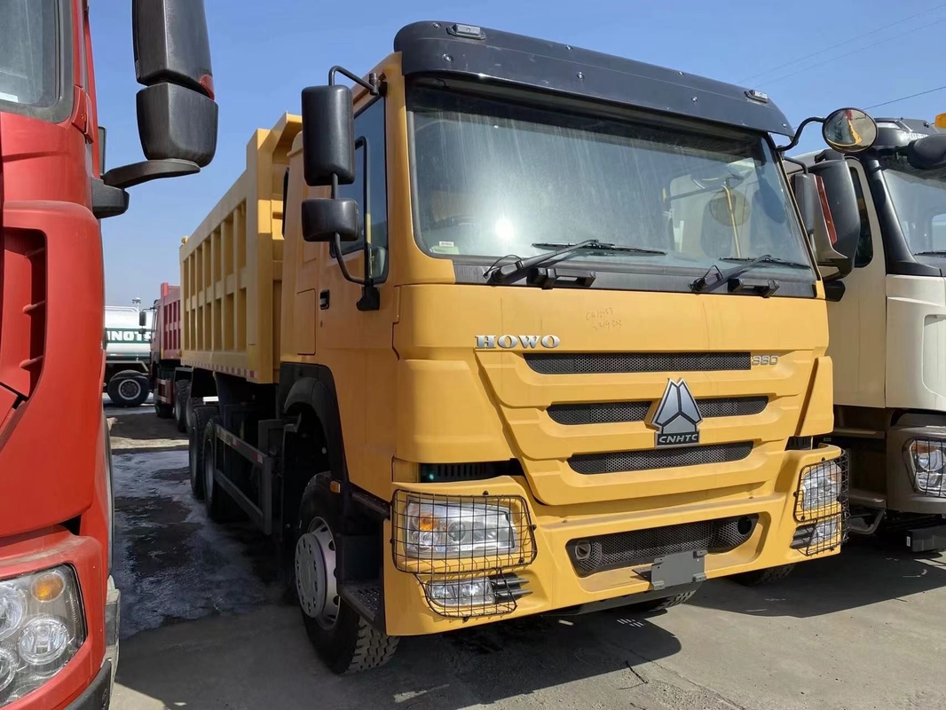 Howo Sino Truck 2023 Geel Kleur 6*4 Rijmodus Weichai 380 pk Rechterhand Drive Nieuw