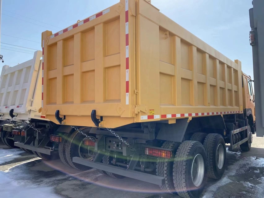 Howo Sino Truck 2023 Geel Kleur 6*4 Rijmodus Weichai 380 pk Rechterhand Drive Nieuw