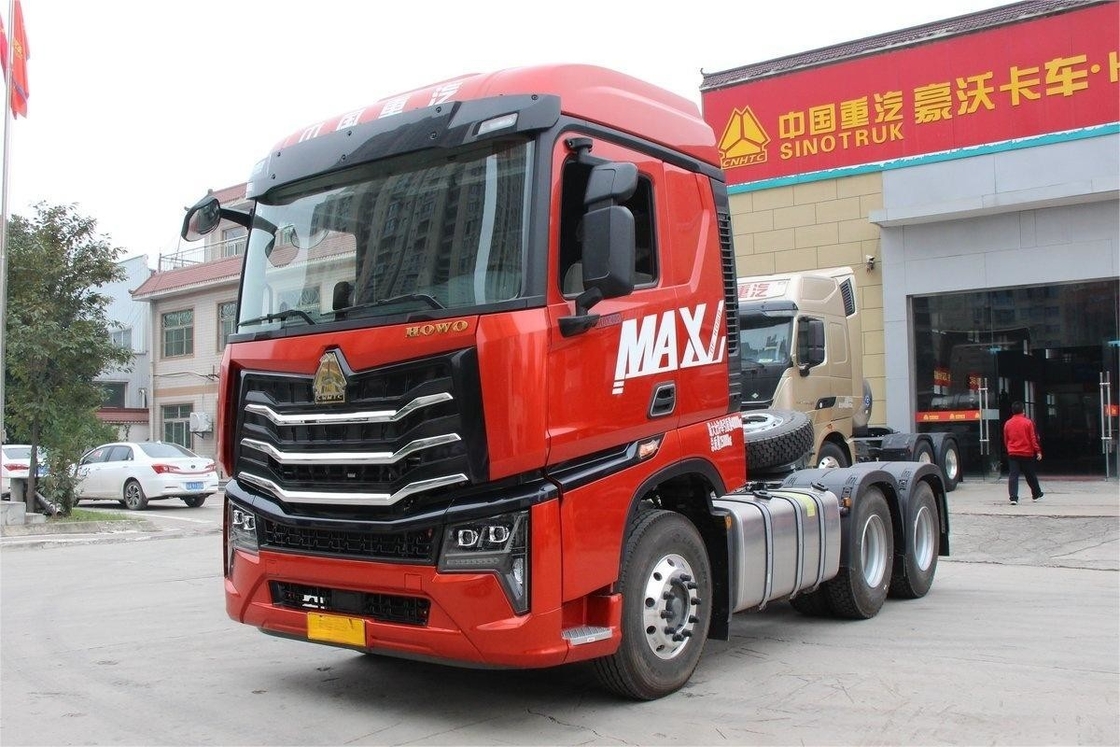HOWO Max zware vrachtwagen 480 pk hoog dak 6x4 diesel handmatig 12-versnelling nationale VI tractor