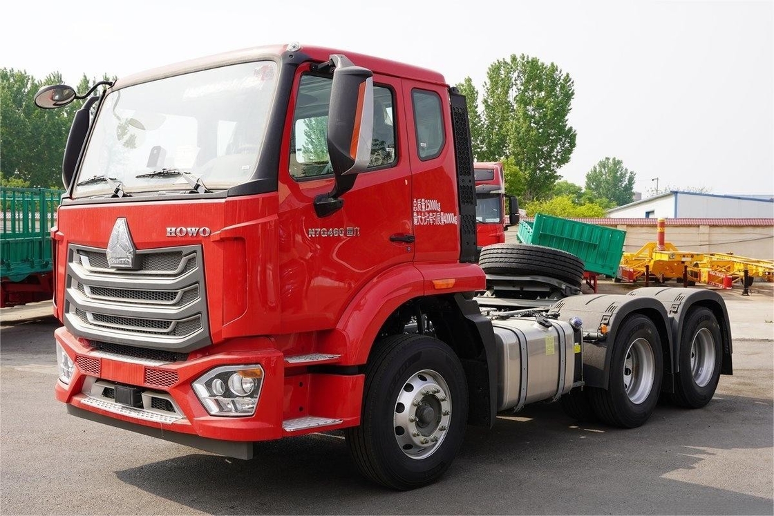 Sinotruk Howo N7G zware vrachtwagen eenrijdige halve stoel 460 pk 6x4 diesel 12-versnellingstractor