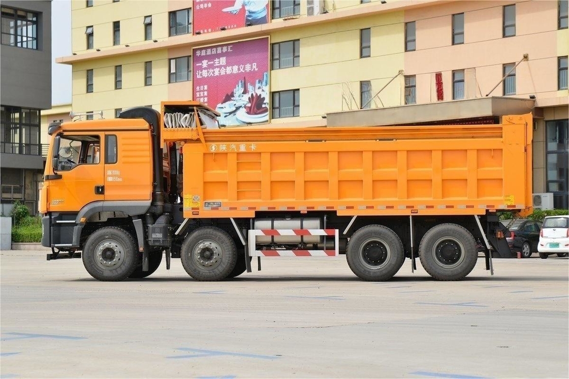 Standaard Urban Construction Versie 400 pk 8x4 6.8m Shacman Dump Truck met stofdichte stof