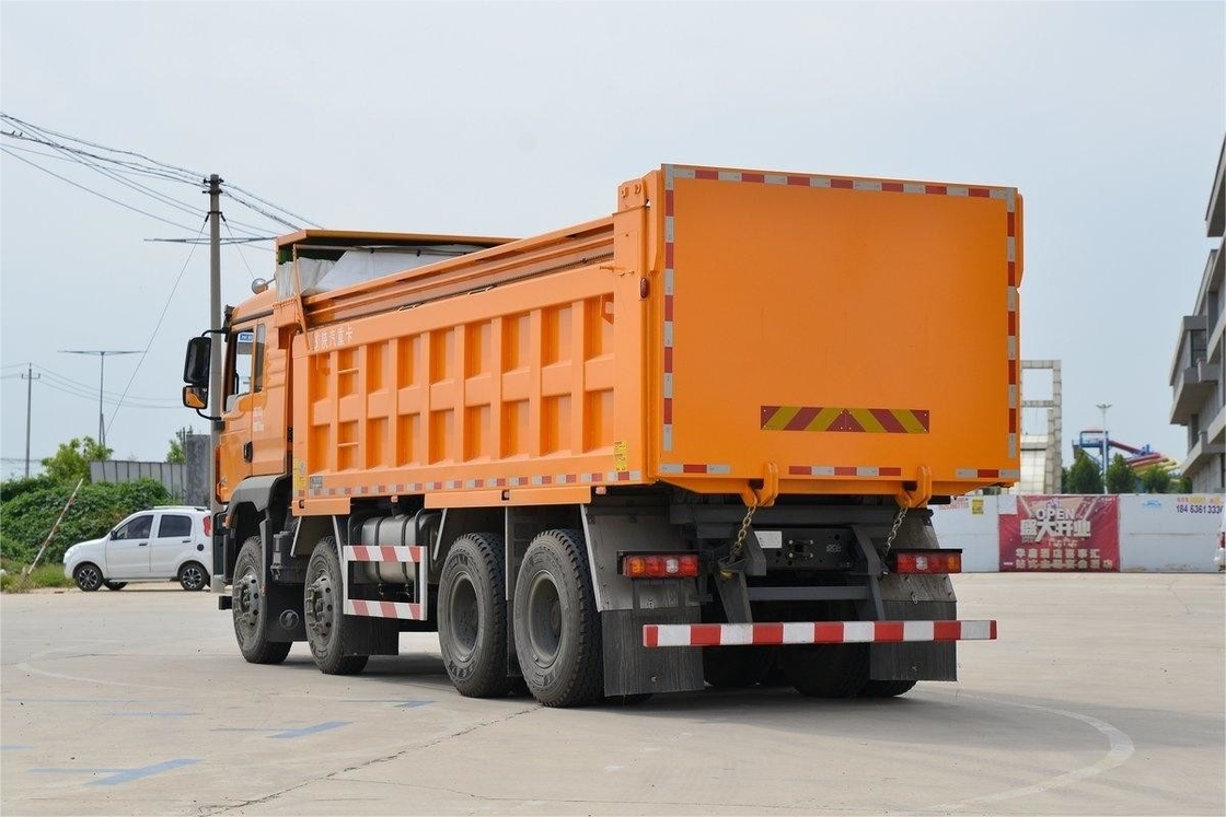 Standaard Urban Construction Versie 400 pk 8x4 6.8m Shacman Dump Truck met stofdichte stof