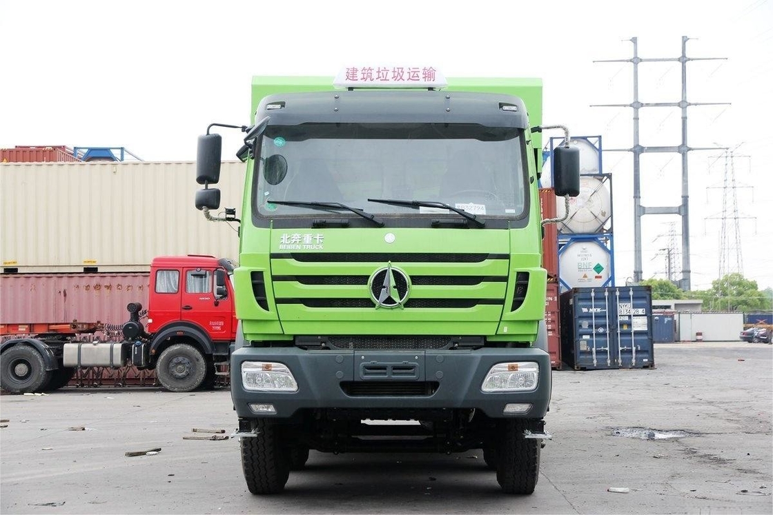 Beiben zware dumptruck 336 pk 8x4 6,4 m Nieuwe milieuvriendelijke traliewerk bovenkop