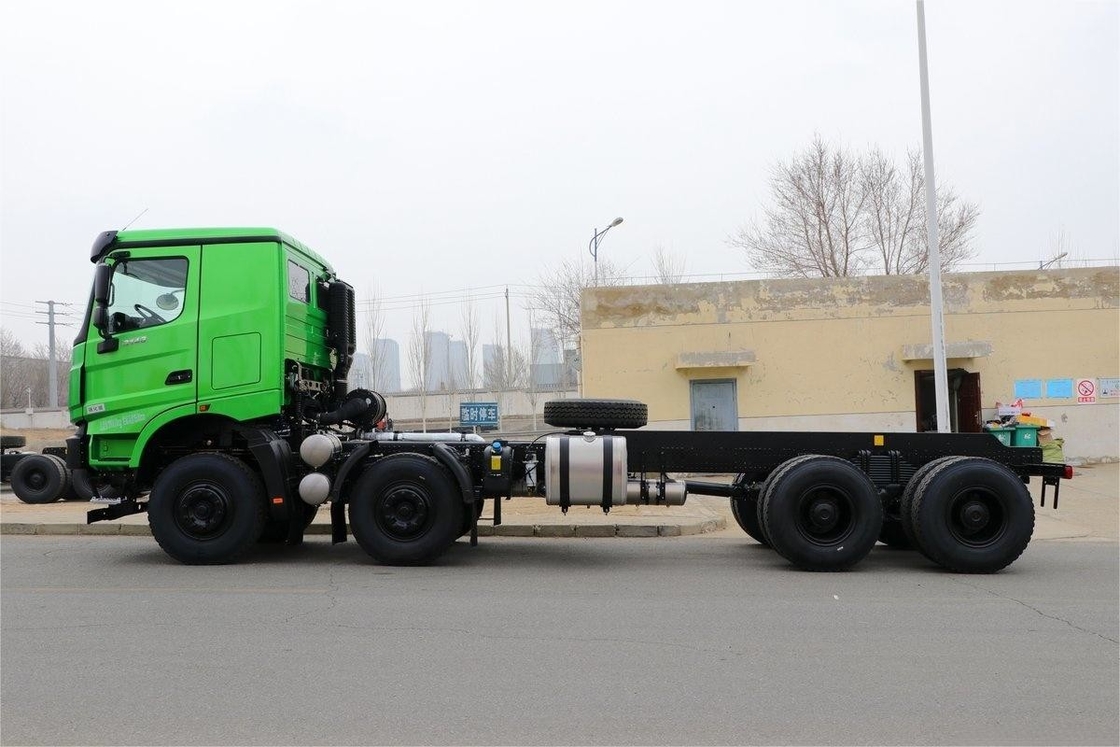 430 pk 8x4 6,5 meter airbag schokabsorberende stoel U-vormige vrachtbus Beiben dumptruck chassis