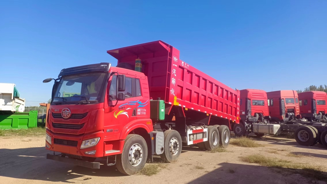 8*4 Gebruikte ophangwagens te koop 22cbm capaciteit Emmer FAW V20 Dump Truck 340 pk Diesel