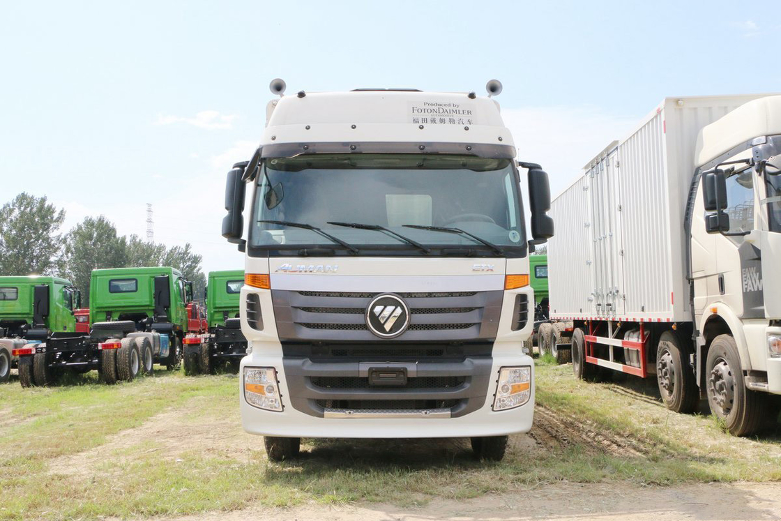 Foton Auman Stake Truck 6 Series Heavy Duty Truck Diesel 8-speed 245HP 6X2 9,53m Wit lichaam