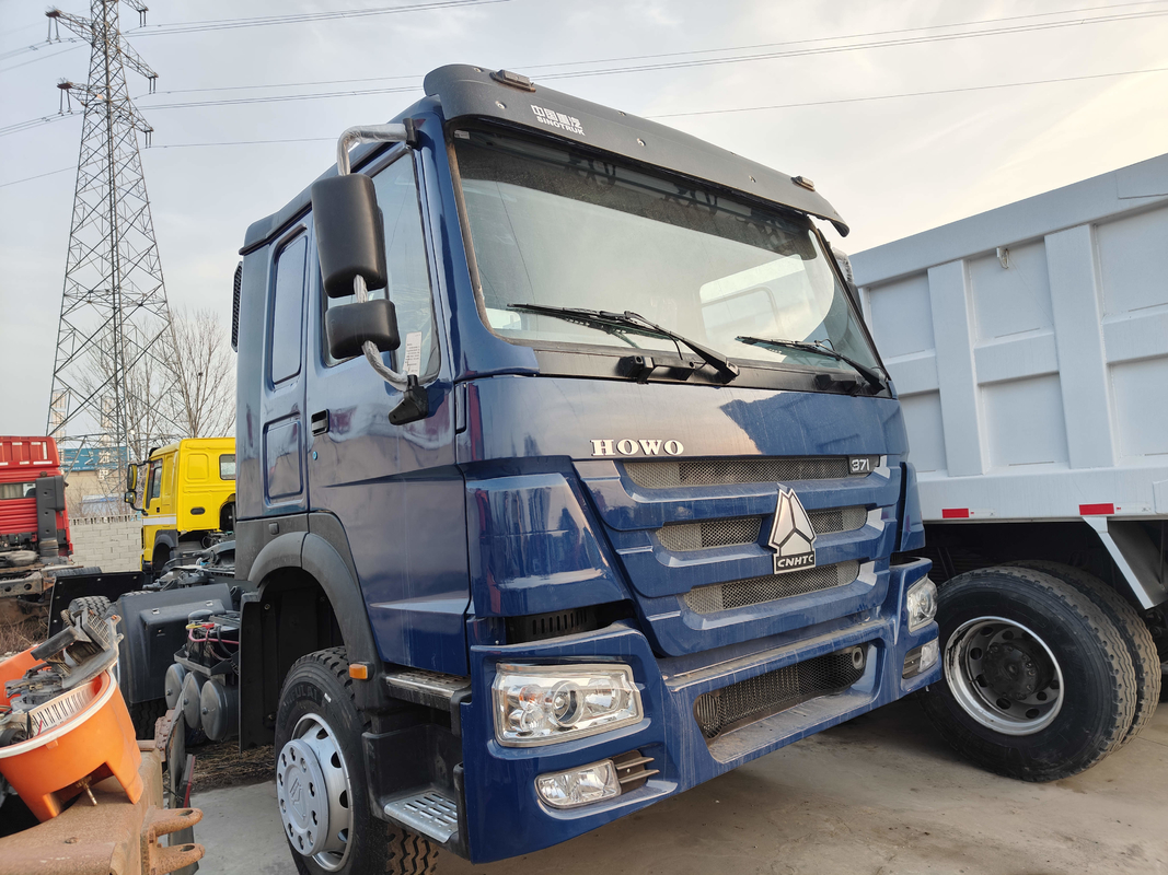 China Tractor Trucks gebruikt uit China Dieselmotor 371hp Trailer Truck Howo zwaar vervoer