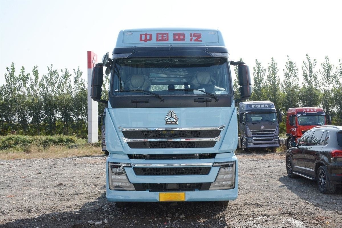 Howo Tractor Truck National VI 6X4 AMT Automatische achterste dubbele as Achterste acht wielen 570 pk
