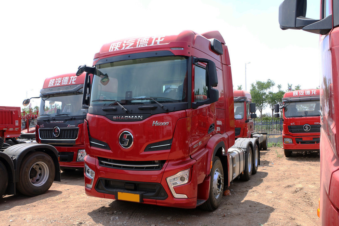 AMT 12-versnellingsmotor met een enkele rij halve stoelen Diesel 480 pk 6*4 Shacman Traktor Truck H6000 Model
