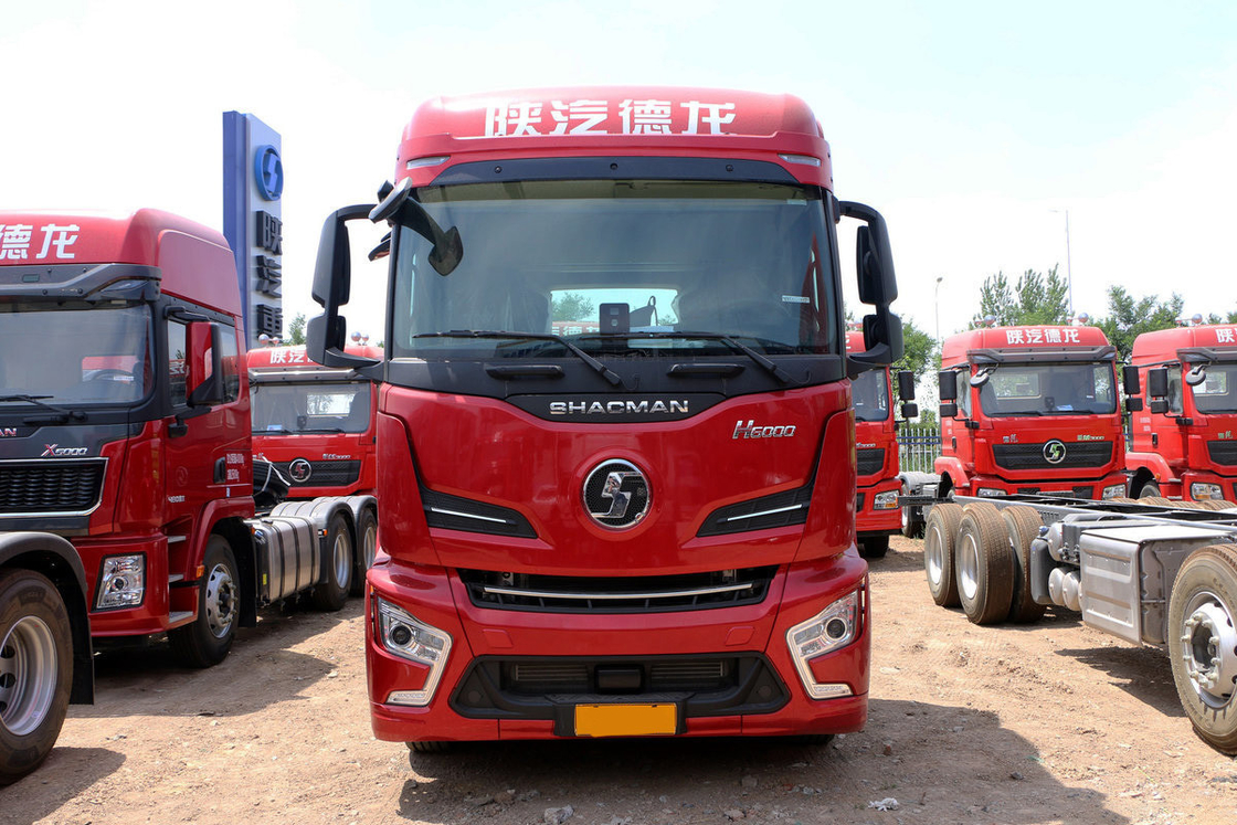 AMT 12-versnellingsmotor met een enkele rij halve stoelen Diesel 480 pk 6*4 Shacman Traktor Truck H6000 Model