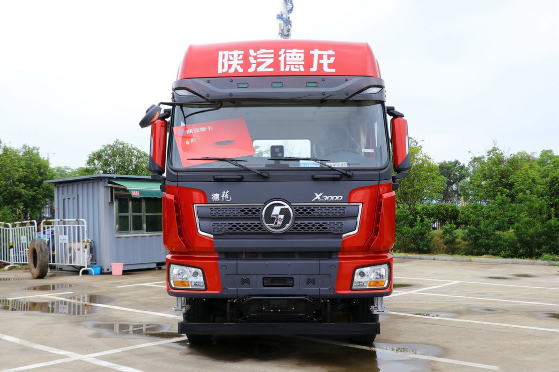 Airconditioned Air Deflector Airbag Schokabsorberende stoel Diesel 550 pk Shacman zware tractor