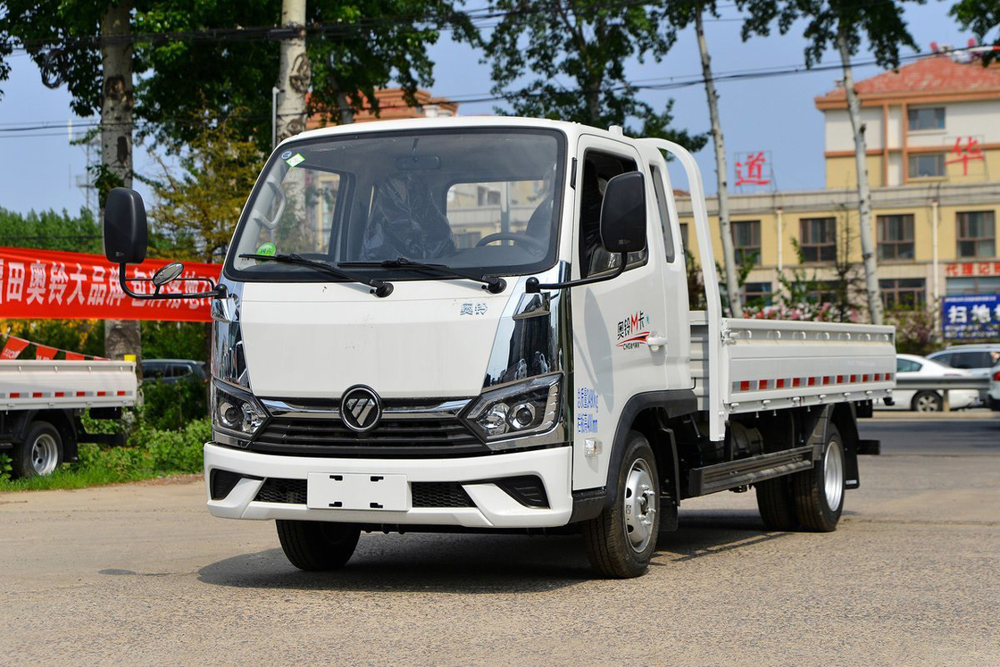 Foton Auman lichte vrachtwagen 2.0L 127HP CNG 3.94m Euro 6 5 versnellingen Single Row Seats Tailgate Cargo Box