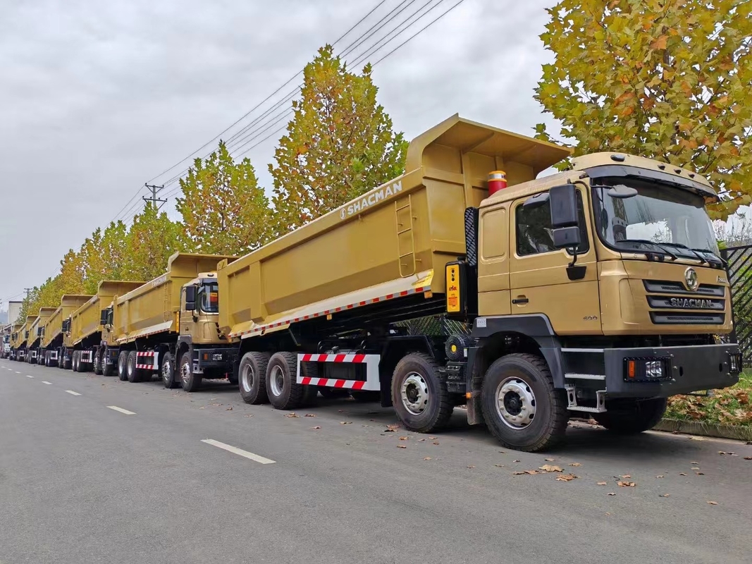 Gebruikte dumptruck te koop 12 wielen Shacman F3000 Tipper Weichai 400 pk Euro2 emissie