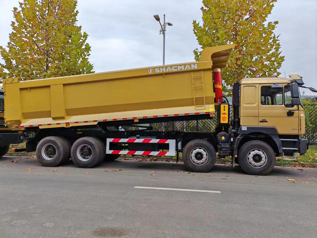 Gebruikte dumptruck te koop 12 wielen Shacman F3000 Tipper Weichai 400 pk Euro2 emissie
