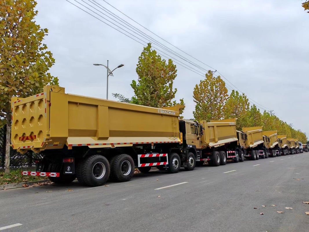 Gebruikte dumptruck te koop 12 wielen Shacman F3000 Tipper Weichai 400 pk Euro2 emissie