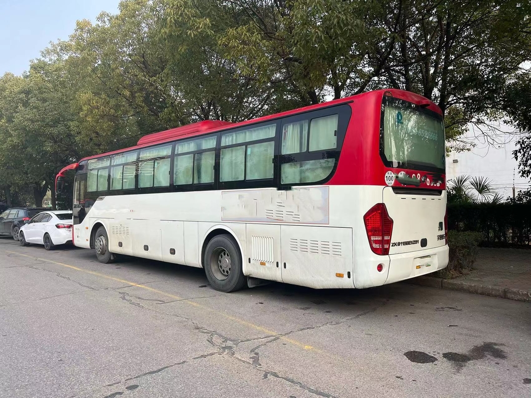 Gebruikte bus te koop Yutong ZK6115 Pure Electirc Coach Bus 48 zitplaatsen 2017 Jaar Schuifvenster