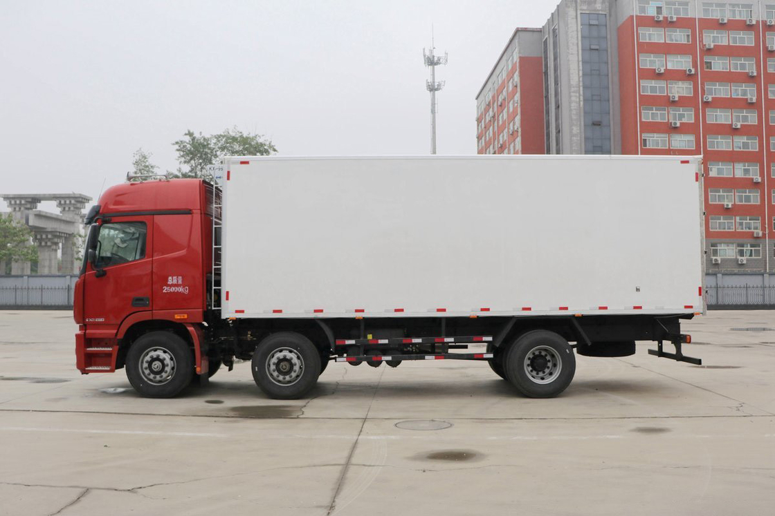 Foton GTL zware vrachtwagen hoog dak airconditioning halve rij zitplaatsen 280 pk 6x2 9,45m Auman BJ5259 koel vrachtwagen