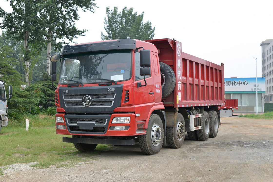 SX3315 Shaanxi Dump Truck Xuande X6 10-speed 270 pk 8X4 6,8 meter Achterste Flip-Up Dump Truck