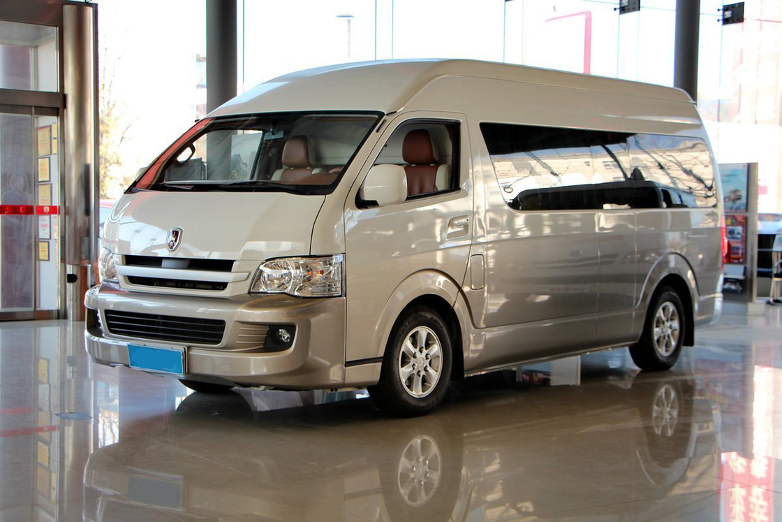 Gebruikte Jinbei Hiace L 2020 Luxury Gasoline RWD Handmatig 5 versnellingen 139 pk 2.4L 14 zitplaatsen Commerciële truck