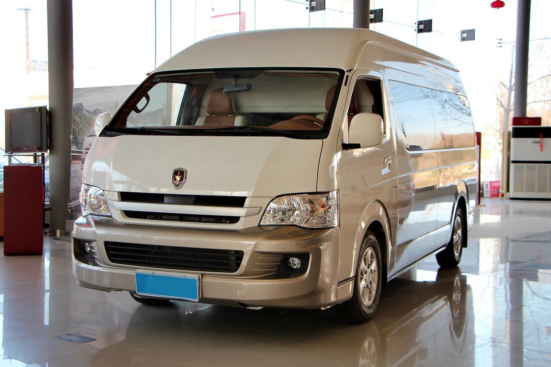 Gebruikte Jinbei Hiace L 2020 Luxury Gasoline RWD Handmatig 5 versnellingen 139 pk 2.4L 14 zitplaatsen Commerciële truck