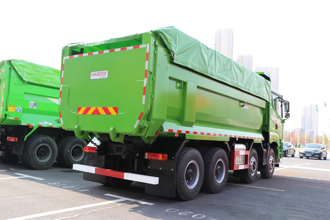 Qingdao Jiefang Dump Truck JH6 Zware Truck Diesel 400 pk Halve rij zitplaats 8X4 5,8 m Achterste Flip Dump Container