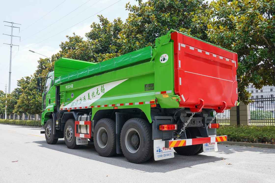 FAW Jiefang Dump Truck J6L Heavy Truck Diesel 10 Gear 350hp 8X4 Airbag Shock Absorbing Seat Dump Box