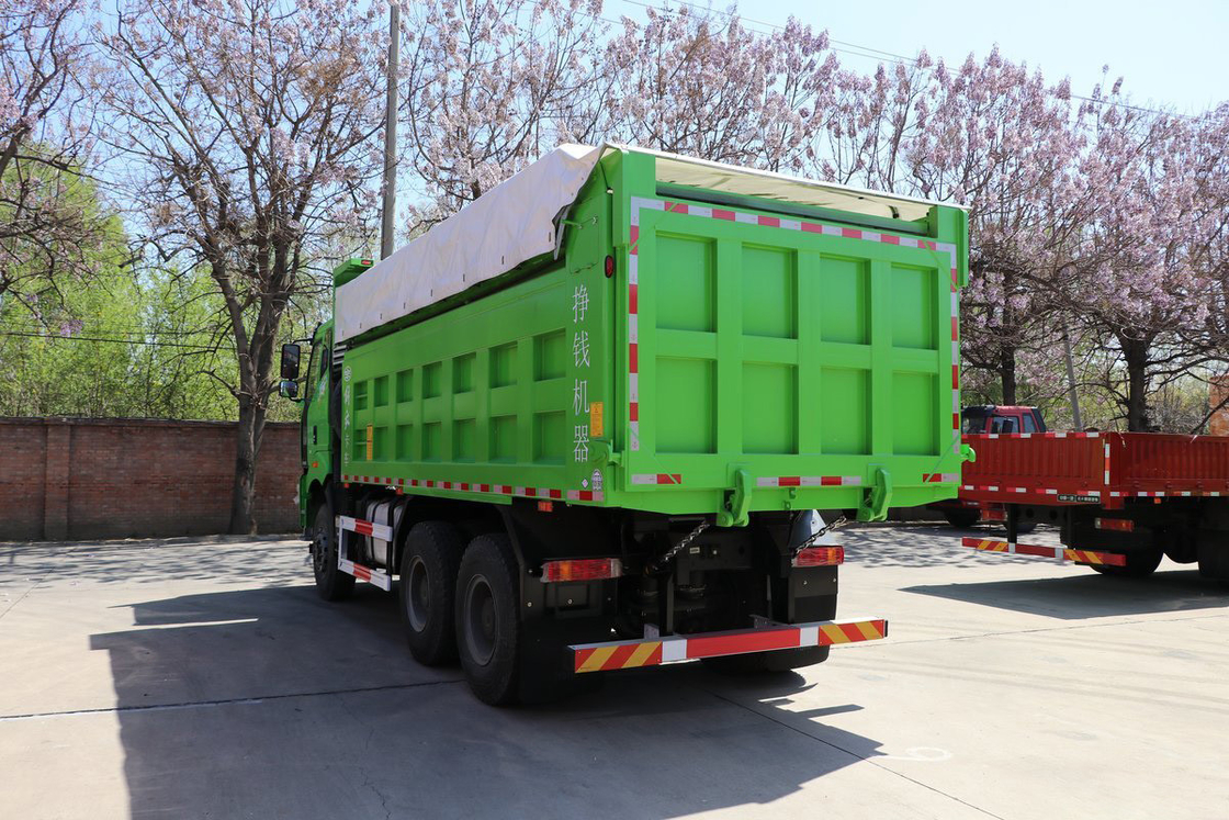 FAW CA3250 Airbag Stootdempende stoel Zware vrachtwagen 420 pk Flat-Top cabine 6x4 5,8m Jiefang Dump Truck