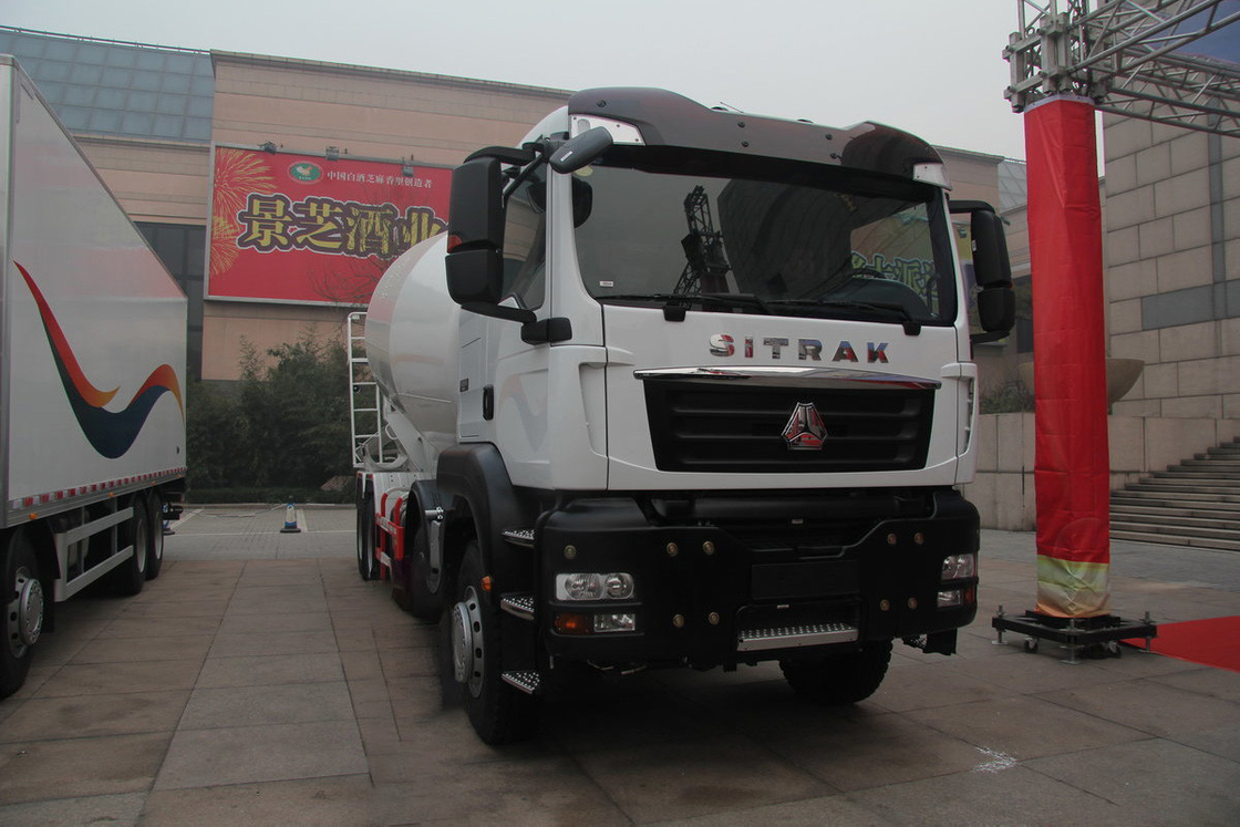 Sinotruk SITRAK C7H Zware vrachtwagen Diesel 16-snelheid 400 pk 8X4 6,5m3 Betonmixer Truck