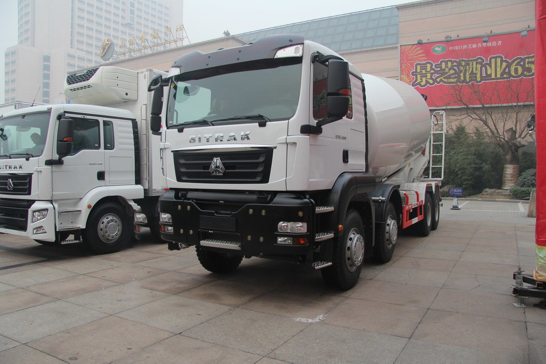 Sinotruk SITRAK C7H Zware vrachtwagen Diesel 16-snelheid 400 pk 8X4 6,5m3 Betonmixer Truck