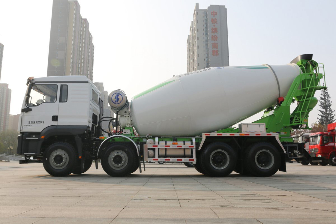Delong Automobile Zware Truck Delong M3000s 350HP 8X4 7,89m3 Shaanxi Betonmixer Truck
