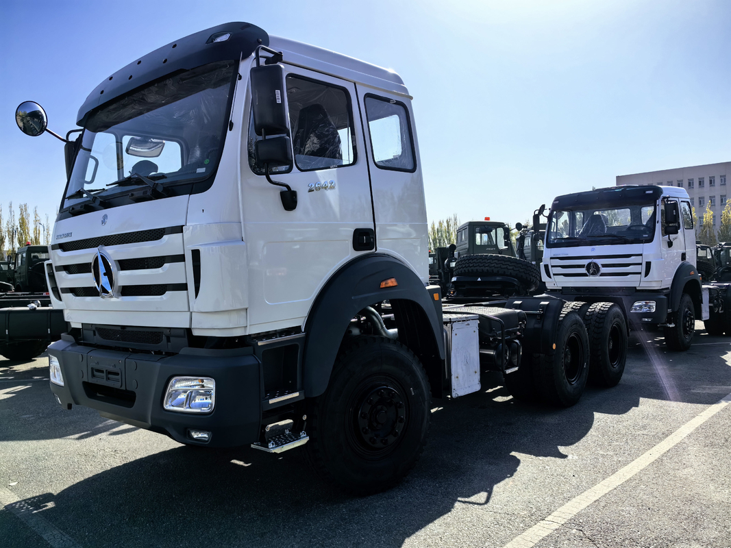 Zware Semi-trailer hoofd Traktor Truck Beiben 6*4 Drive Mode 420hp Weichai Euro 3 Gebruik In Afrika