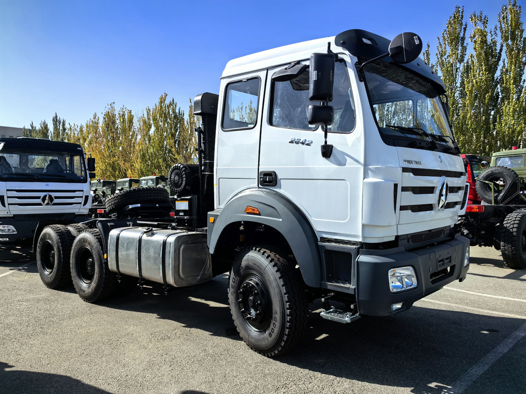 Zware Semi-trailer hoofd Traktor Truck Beiben 6*4 Drive Mode 420hp Weichai Euro 3 Gebruik In Afrika