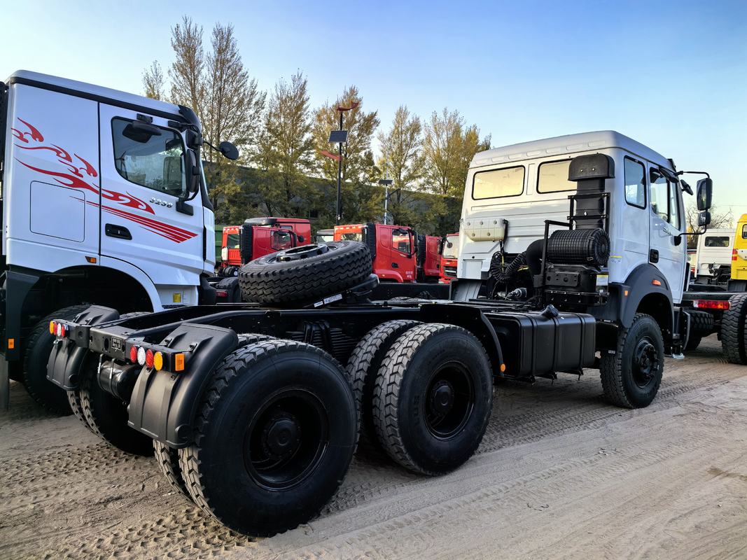 Zware Semi-trailer hoofd Traktor Truck Beiben 6*4 Drive Mode 420hp Weichai Euro 3 Gebruik In Afrika