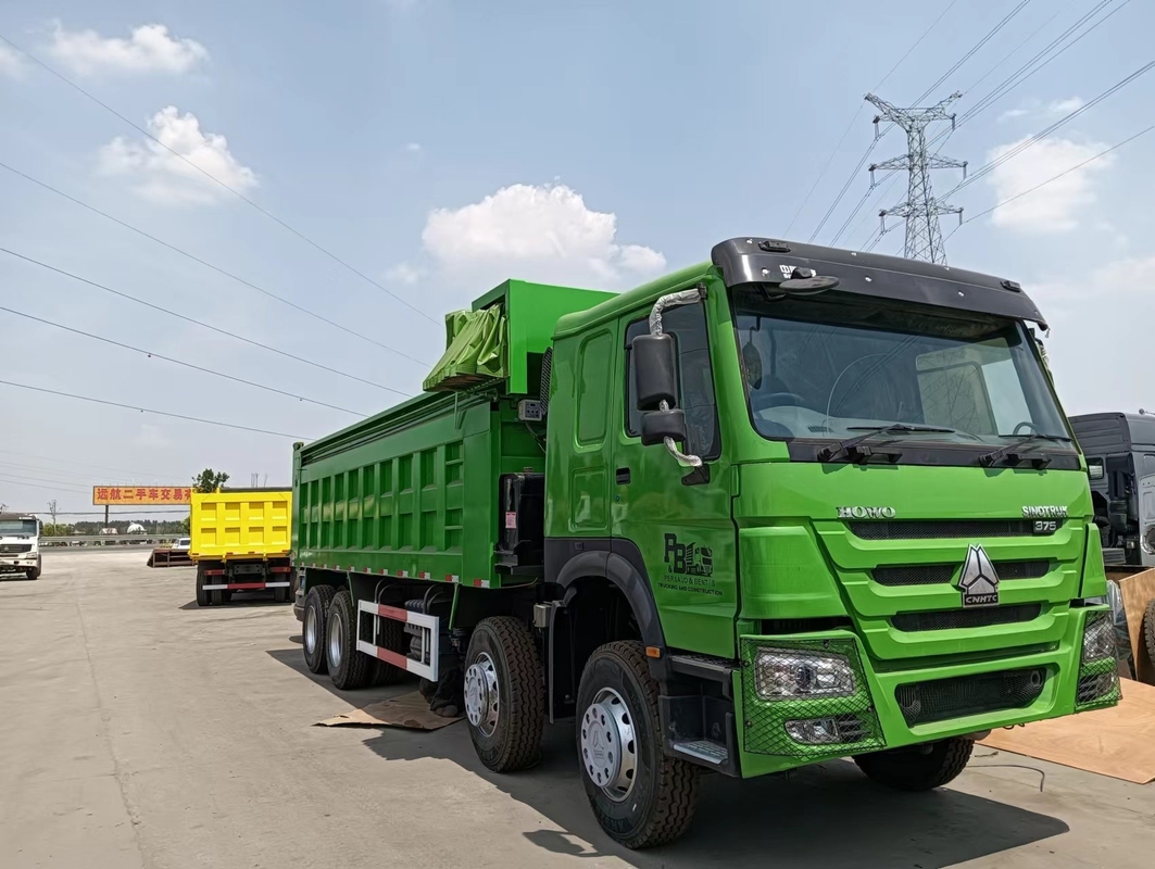 Gebruikte dumper trucks gebruikt in Zimbabwe Sinotruk Howo Leaf Spring 30CBM Doos Rechterhandsdrijving