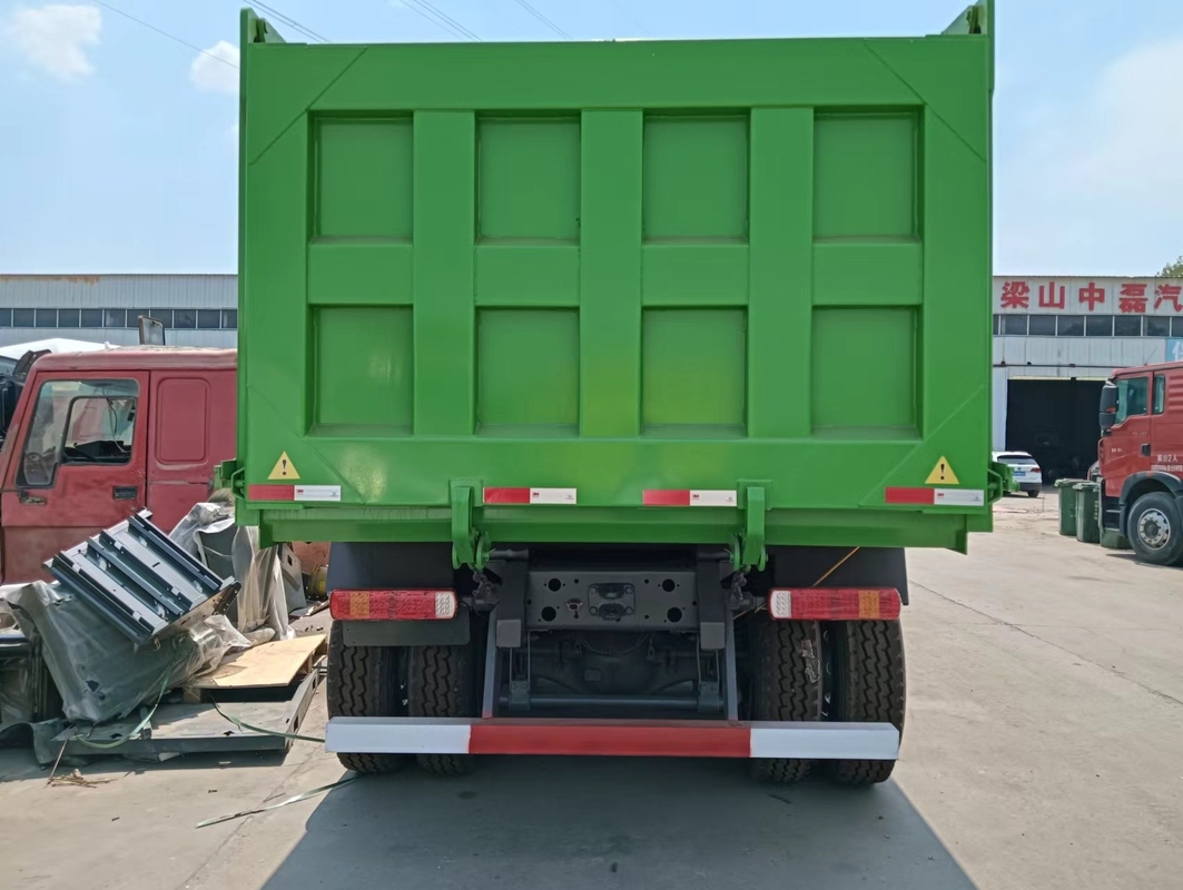 Gebruikte dumper trucks gebruikt in Zimbabwe Sinotruk Howo Leaf Spring 30CBM Doos Rechterhandsdrijving