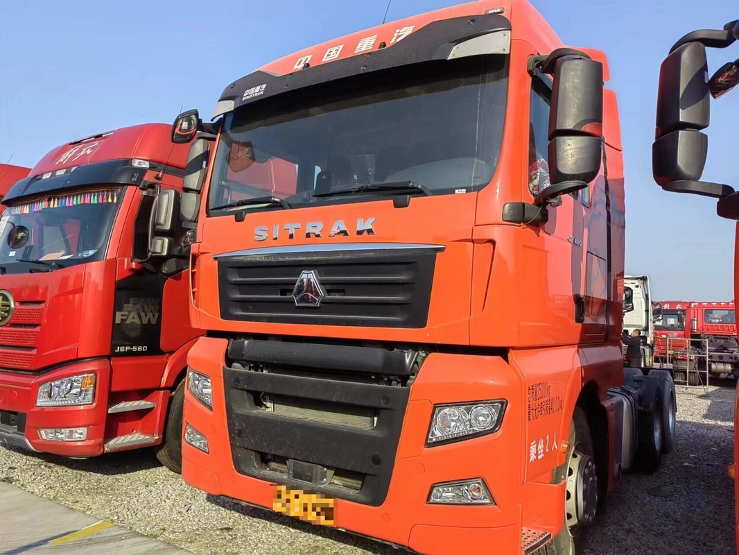 6x4 Traktor Truck Gebruikt 2021 Jaar Hoog vermogen 480 pk Diesel STIRAK G7 Tailer Truck Handleiding Euro 5