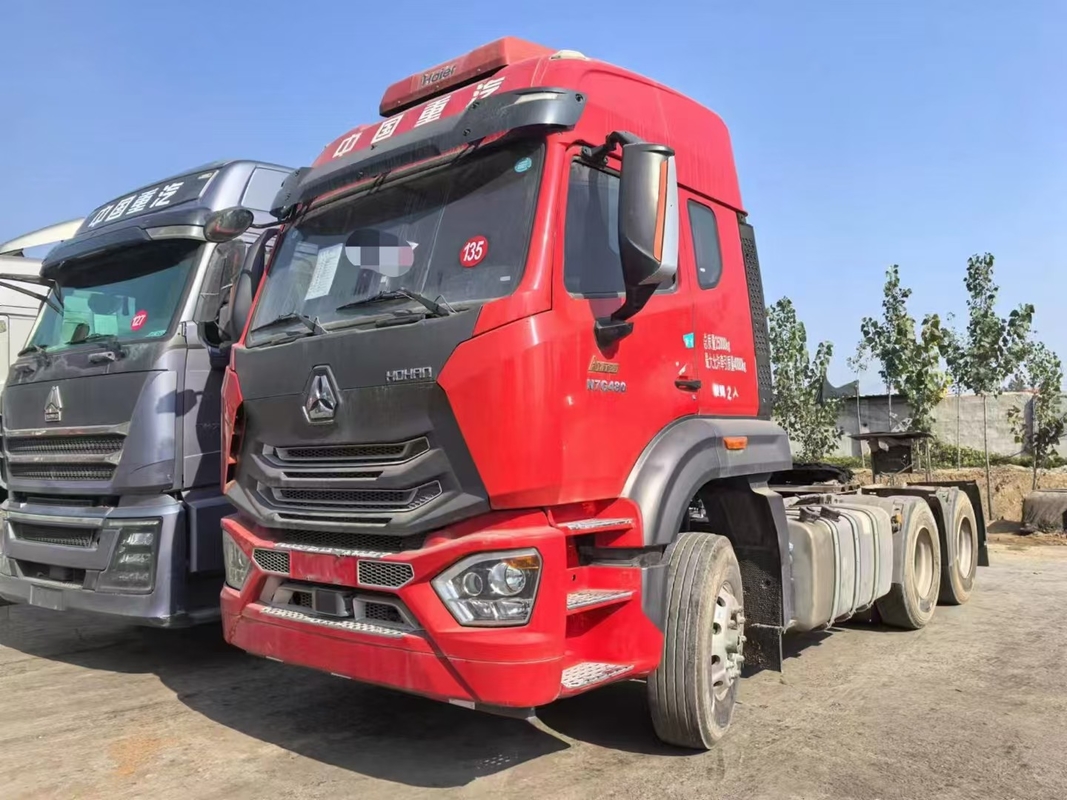 Gebruikte trekker trucks hoofd 10 band Sinotruk Hohan N7G 2021 jaar trailer truck man motor 480 pk