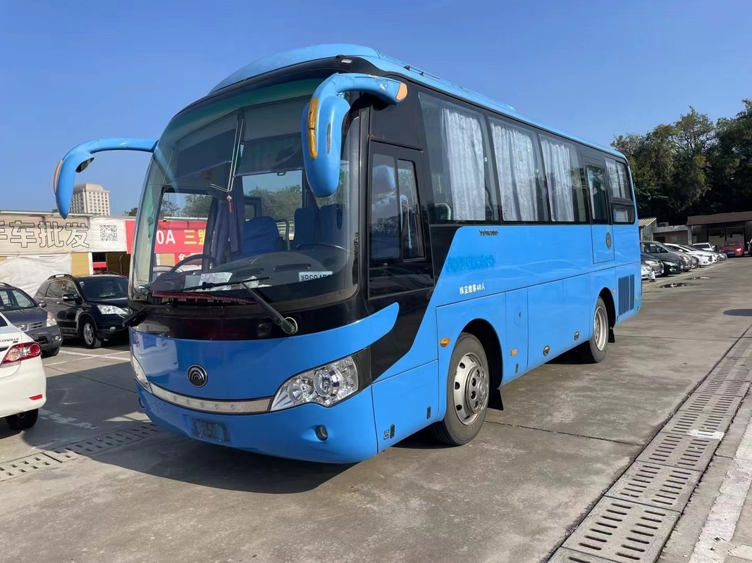Gebruikte minibus te koop 40 zitplaatsen 8 meter pendelbus Yutong ZK6808 Linkshandig rijden Gebruik in Ghana